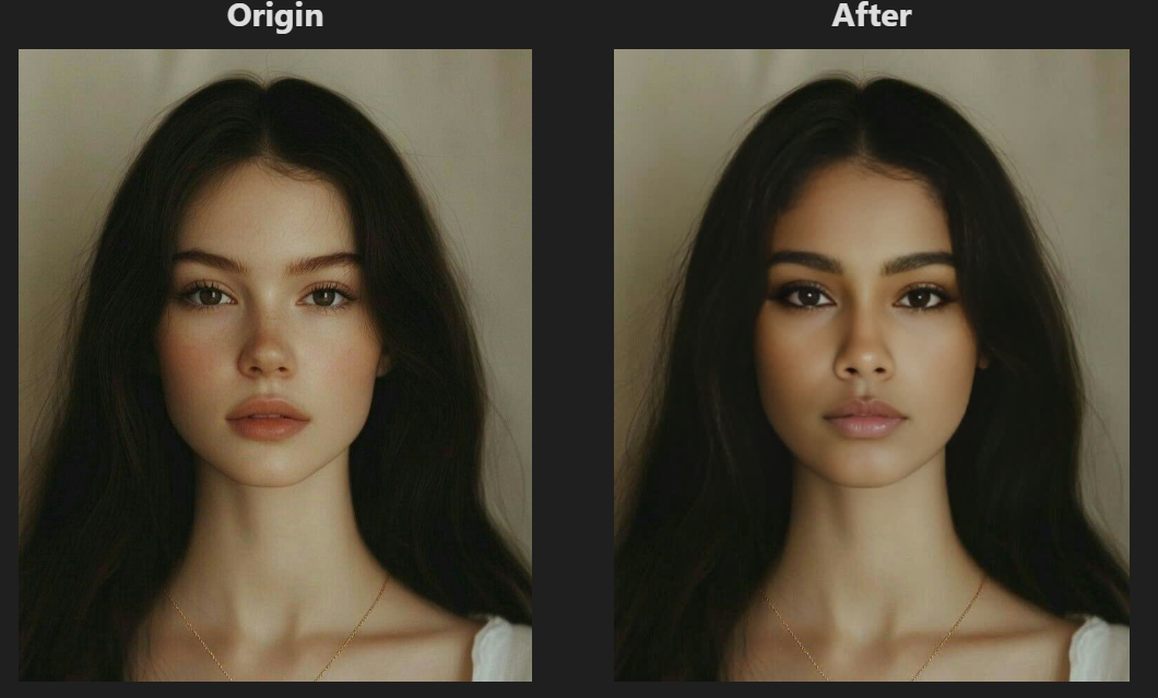 AI image face swap