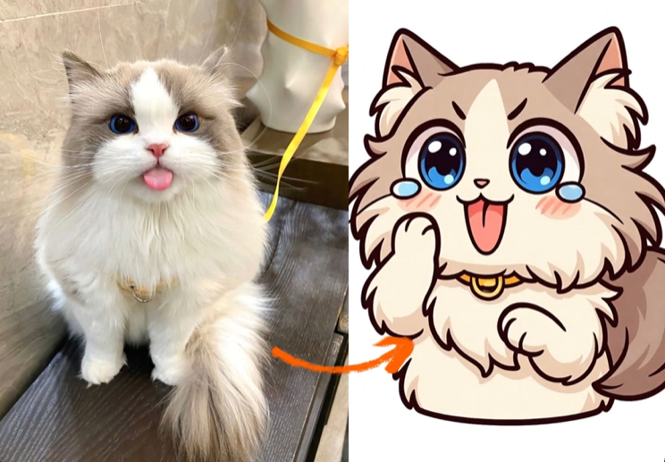 cat cartoon image