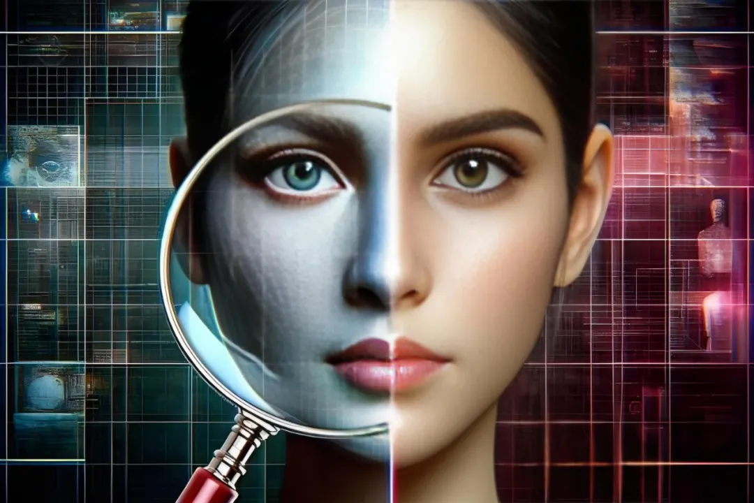 AI face swap technology image