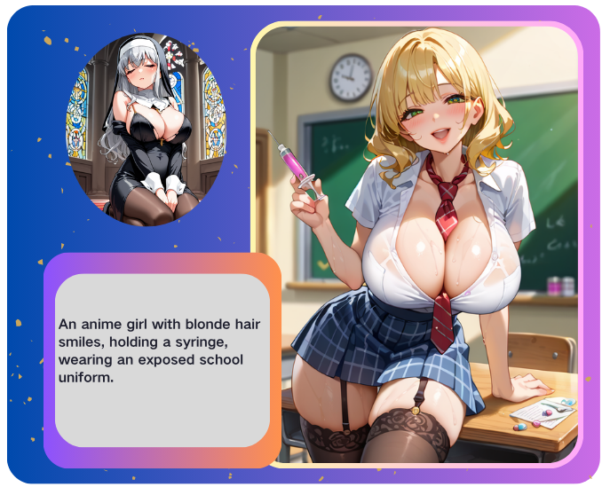 AI Girl Holding Syringe Generator