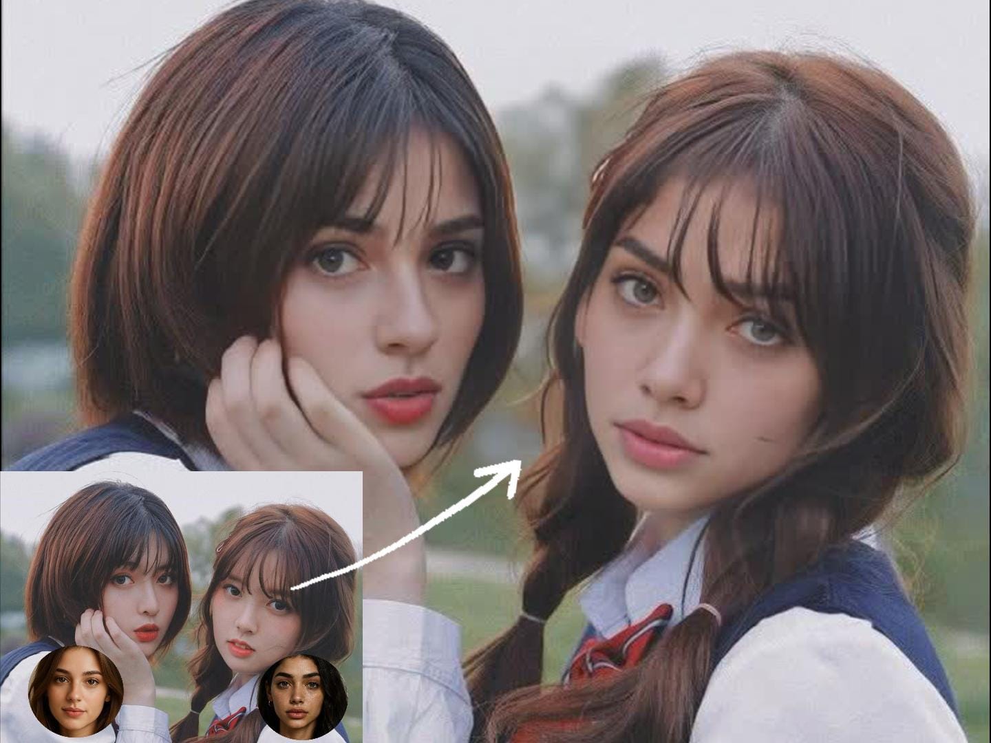 Multiple Face Swap Pictures