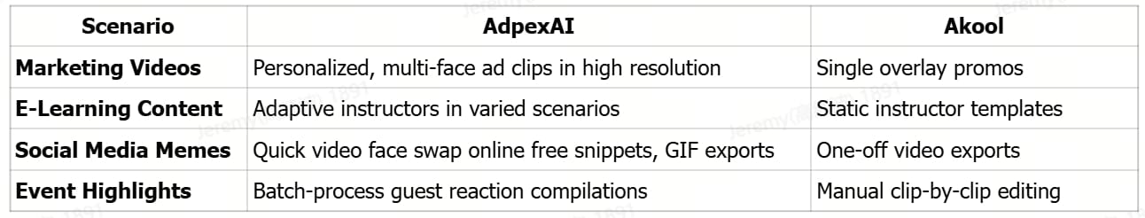 Ideal Use Cases