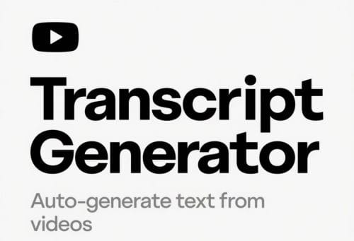 How Content Creators Save Time with a YouTube Transcript Generator