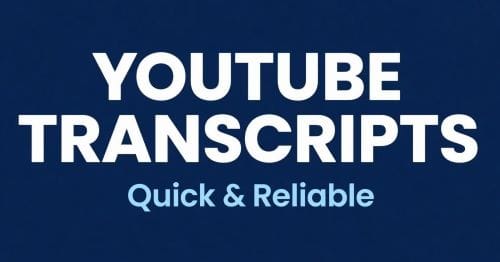 How Content Creators Save Time with a YouTube Transcript Generator