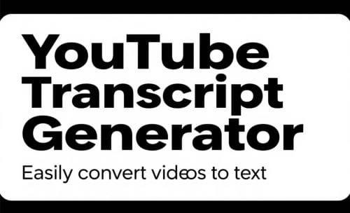 How Content Creators Save Time with a YouTube Transcript Generator