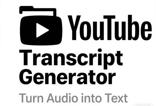How Content Creators Save Time with a YouTube Transcript Generator